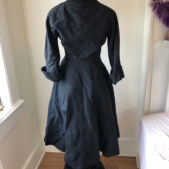 Vintage 1950s fit and flare coat - Picture 4 of 11